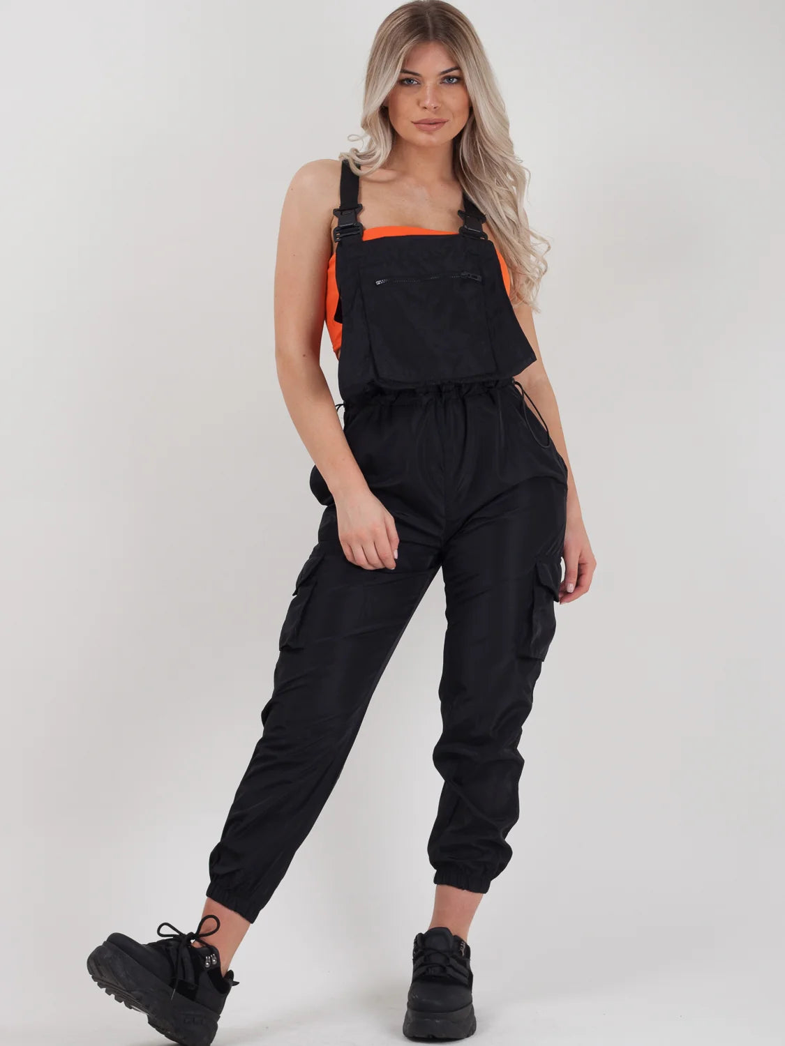 shell suit festival dungaree