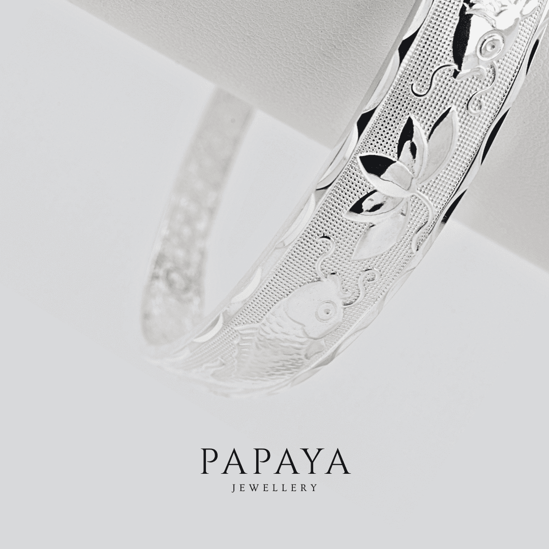 Millie Bangle | Adjustable 999 Silver Statement Bangle