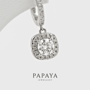 Alessia Earrings | Platinum Sterling Silver Drop Earrings